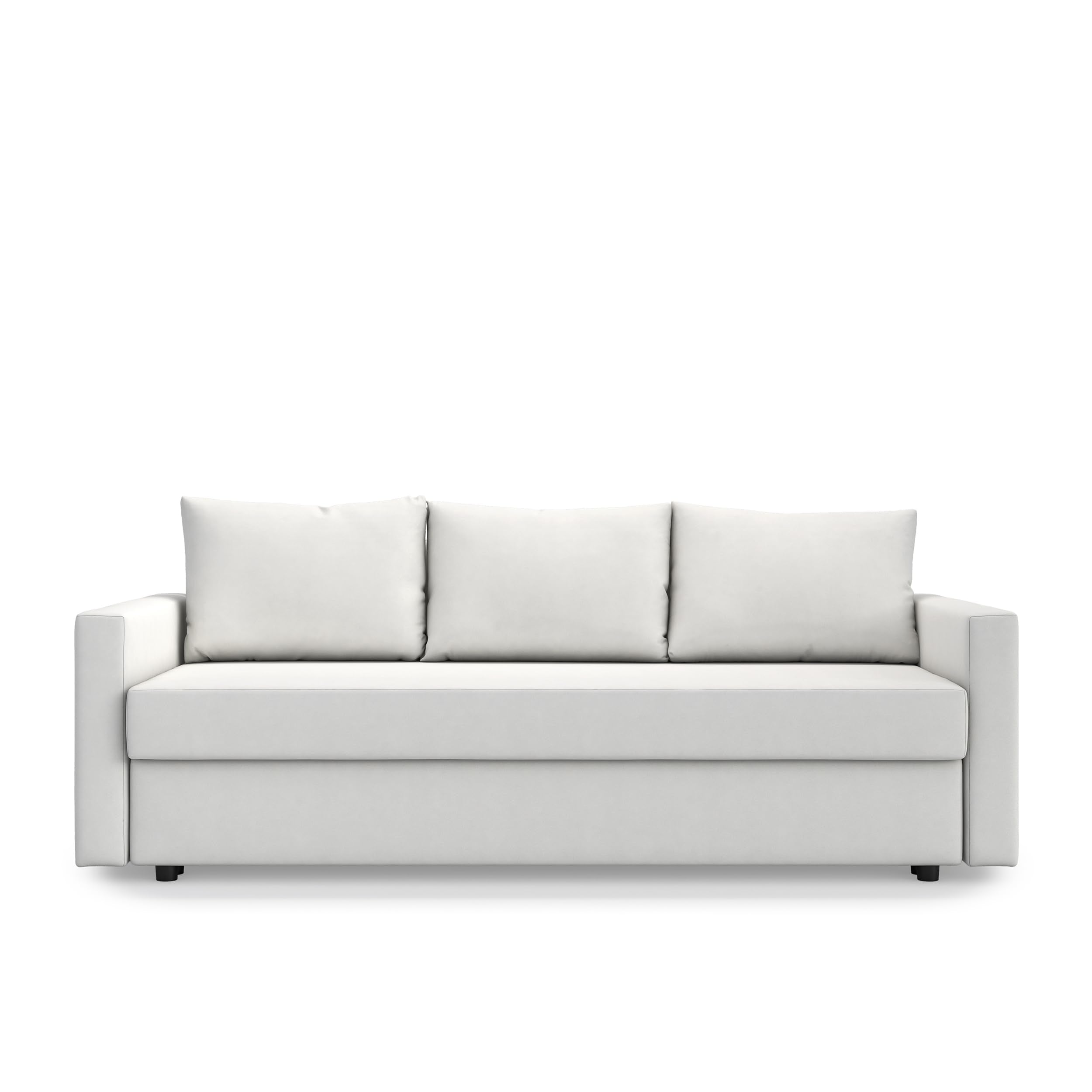 Ersatzbezug für Friheten 3-Sitzer Schlafsofa 225 cm – Polyester Sofabezug Set 7-teilig, Abnehmbar und Waschbar, Beige